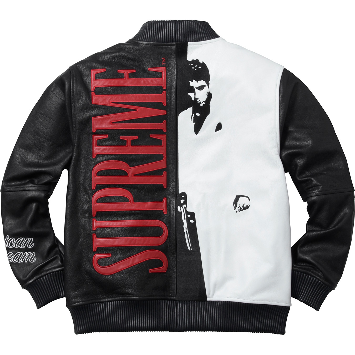 Scarface™ Embroidered Leather Jacket view 9